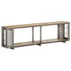 TV Stand 59.1"x11.8"x15.7" Solid Wood Mango