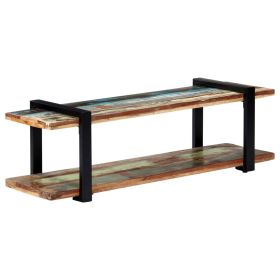 TV Stand 51.2"x15.7"x15.7" Solid Wood Reclaimed