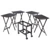 Allen 5-Pc Snack Table Set; Coffee