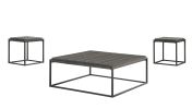 Tekoa - 3 Piece Table Set (Cocktail & 2 End Tables) - Dark Brown