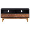 TV Stand 39.4"x13.8"x17.7" Solid Wood Acacia and MDF