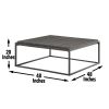 Tekoa - 3 Piece Table Set (Cocktail & 2 End Tables) - Dark Brown