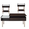 Carrie - 3 Piece Table Set - Brown